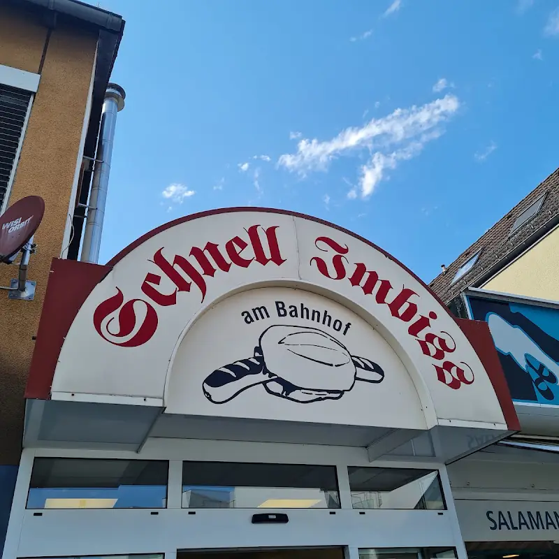 Schnellimbiss am Bahnhof