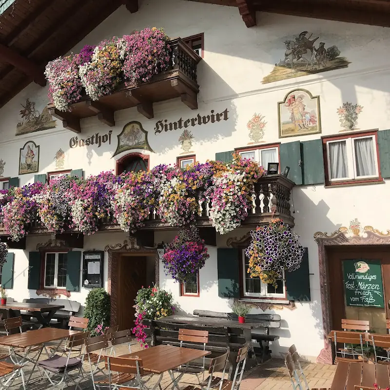 Steckerlfisch Biergarten Hinterwirt