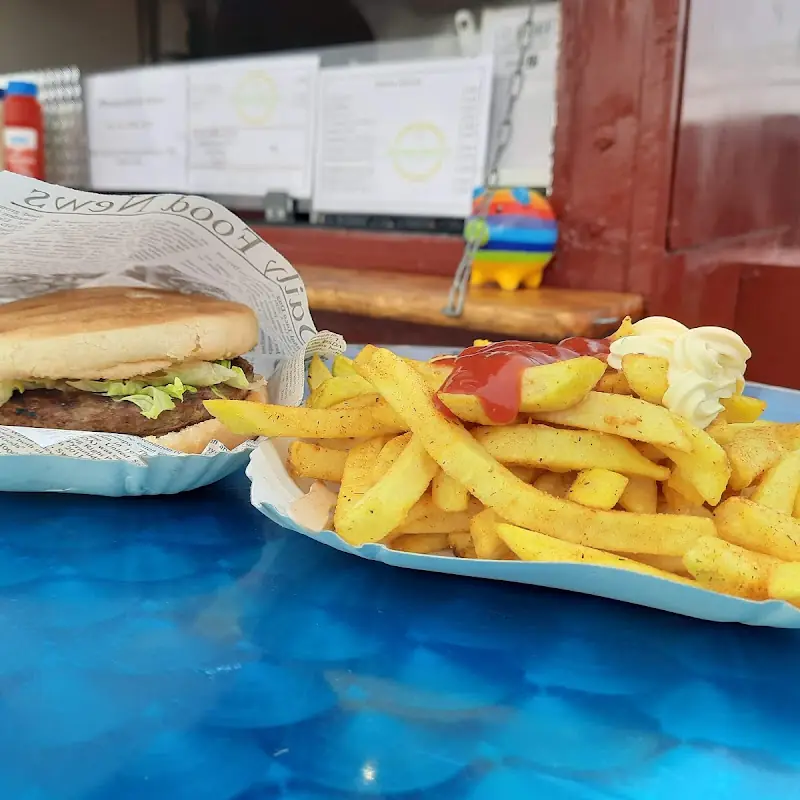 Sandwich and Falafel