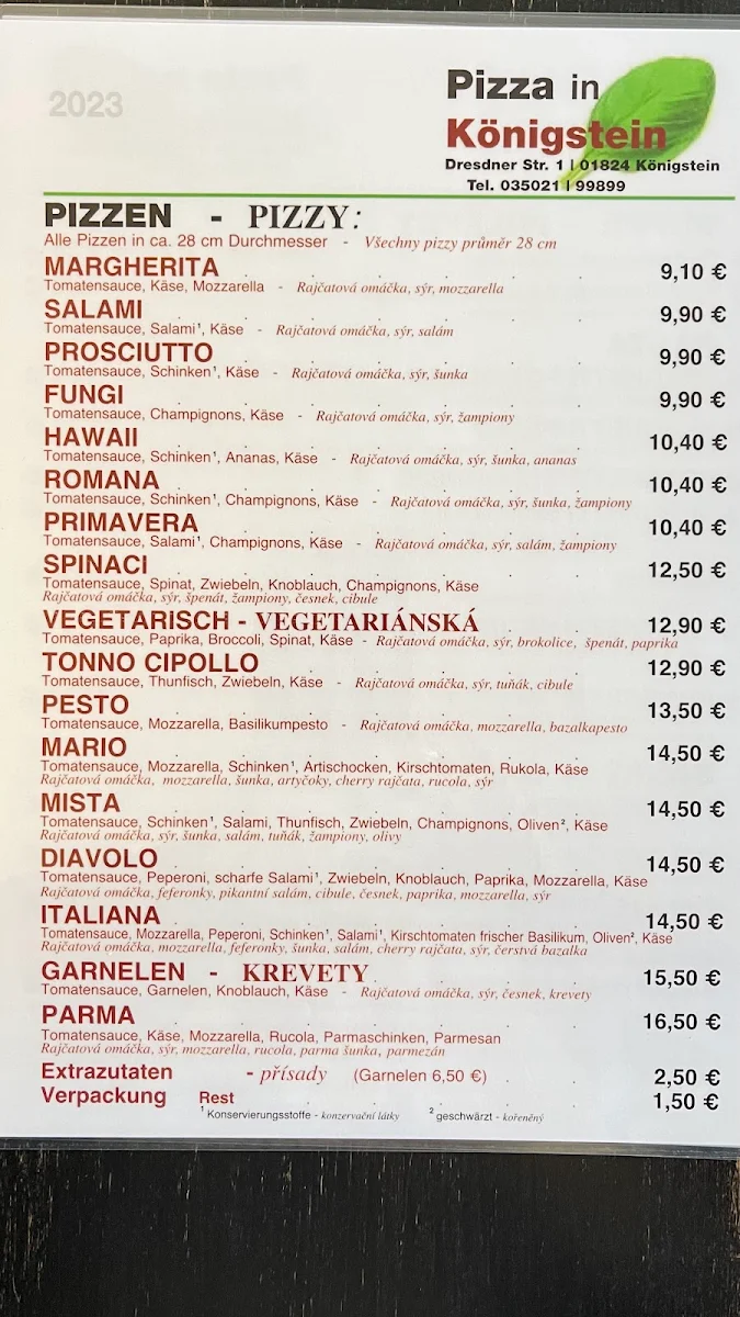 Speisekarte photo 1