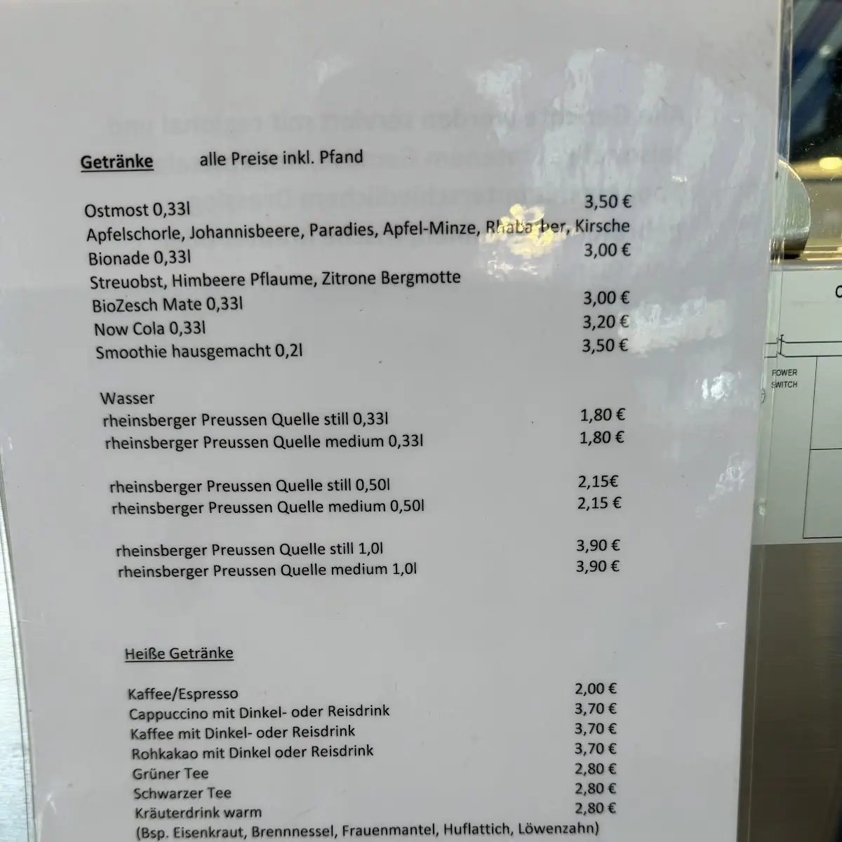 Speisekarte photo 4