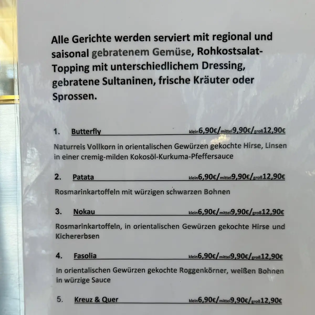 Speisekarte photo 5