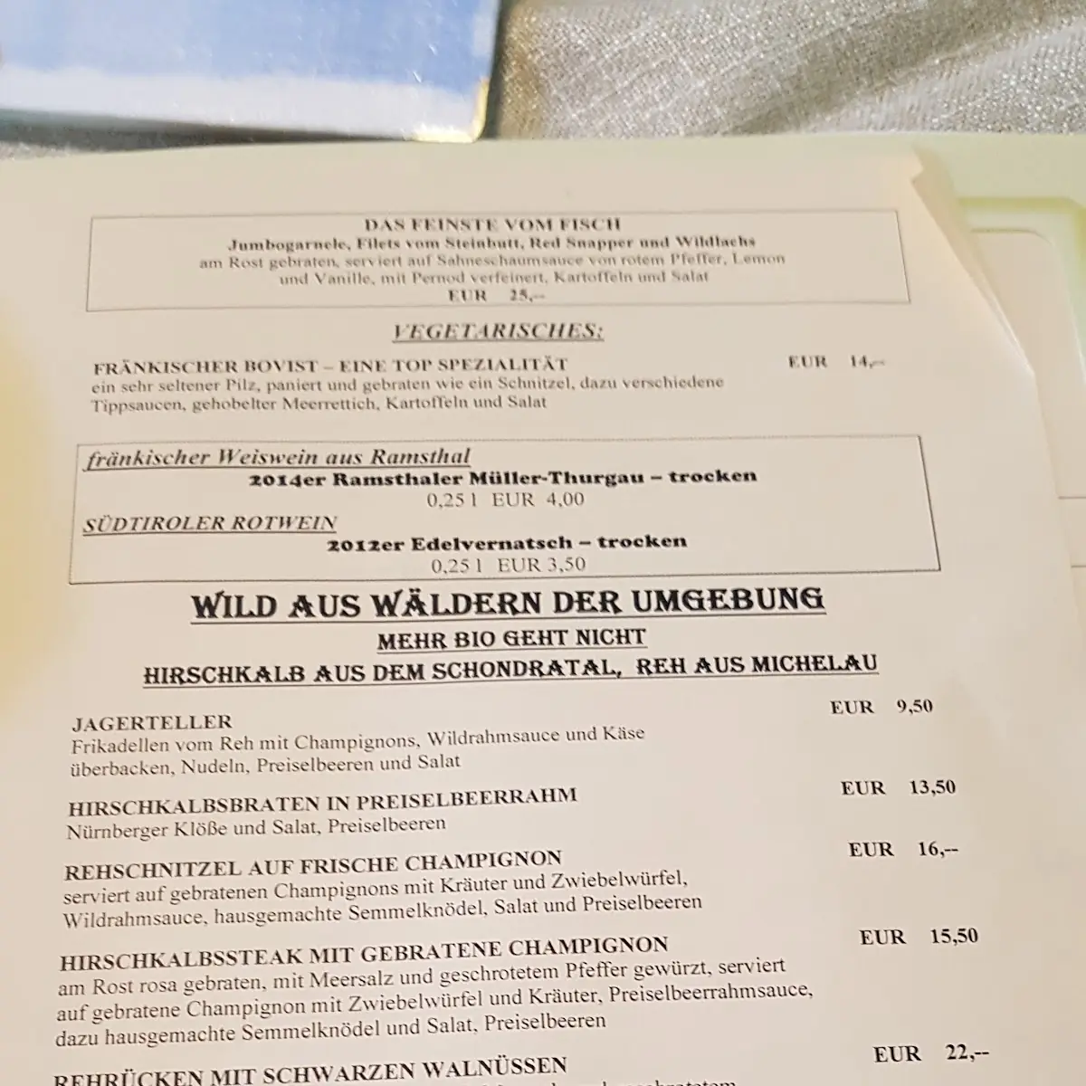 Speisekarte photo 2