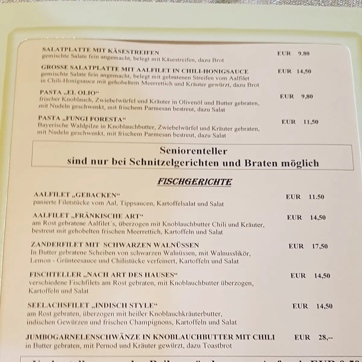Speisekarte photo 3