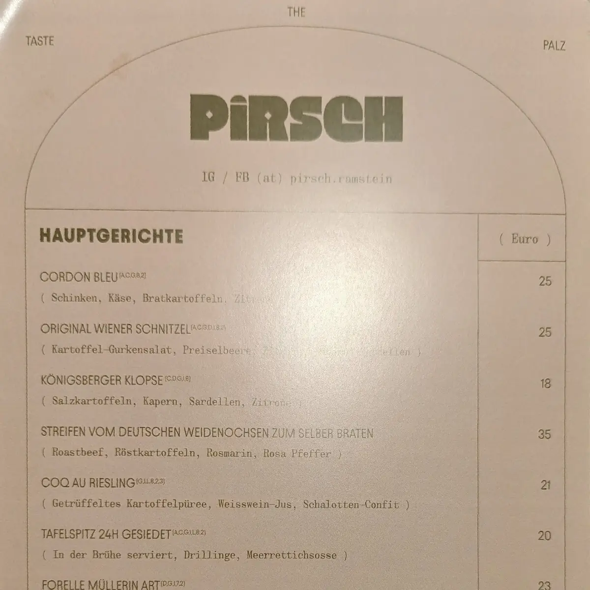 Speisekarte photo 2
