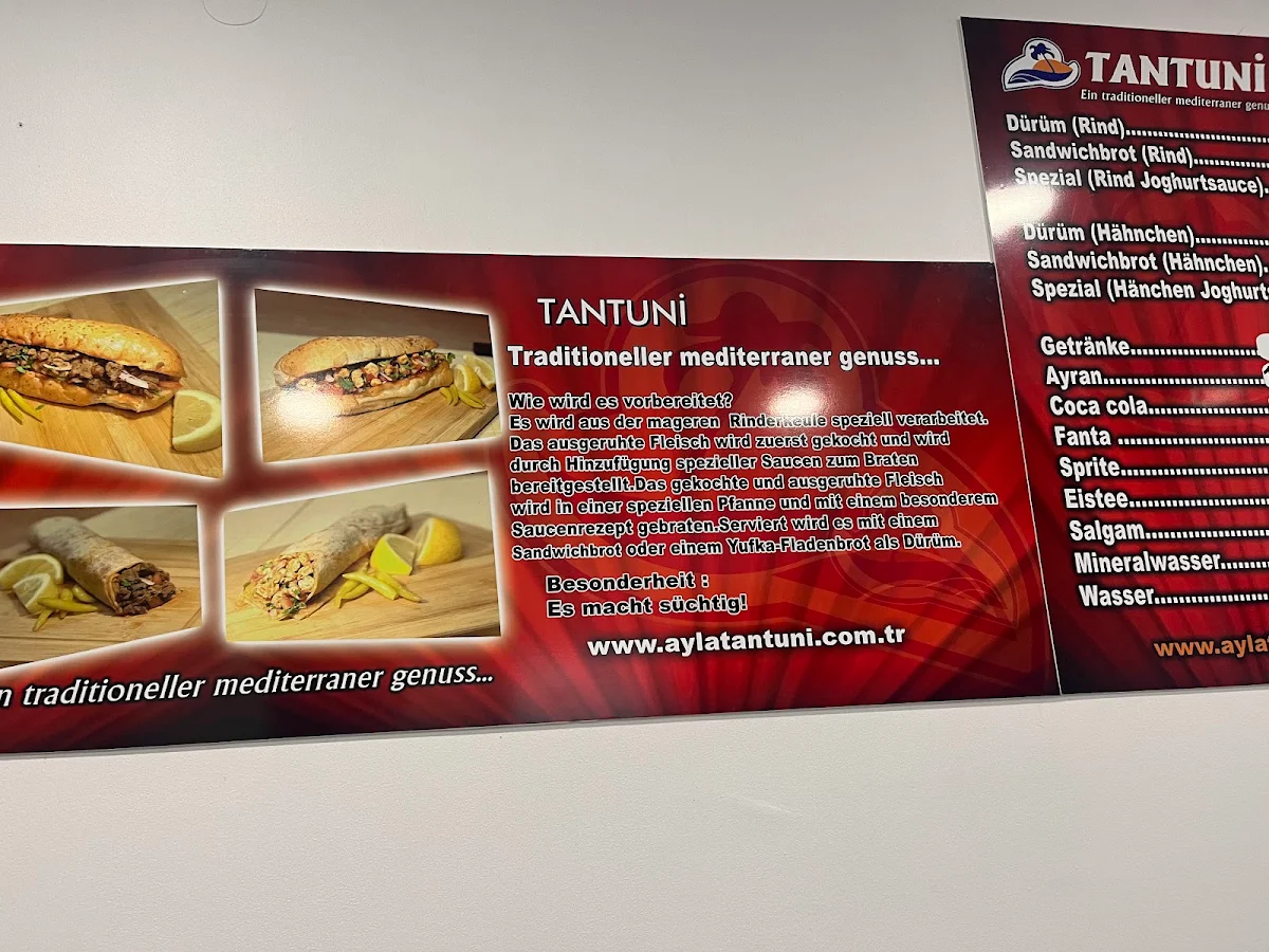 Speisekarte, Ayla Tantuni