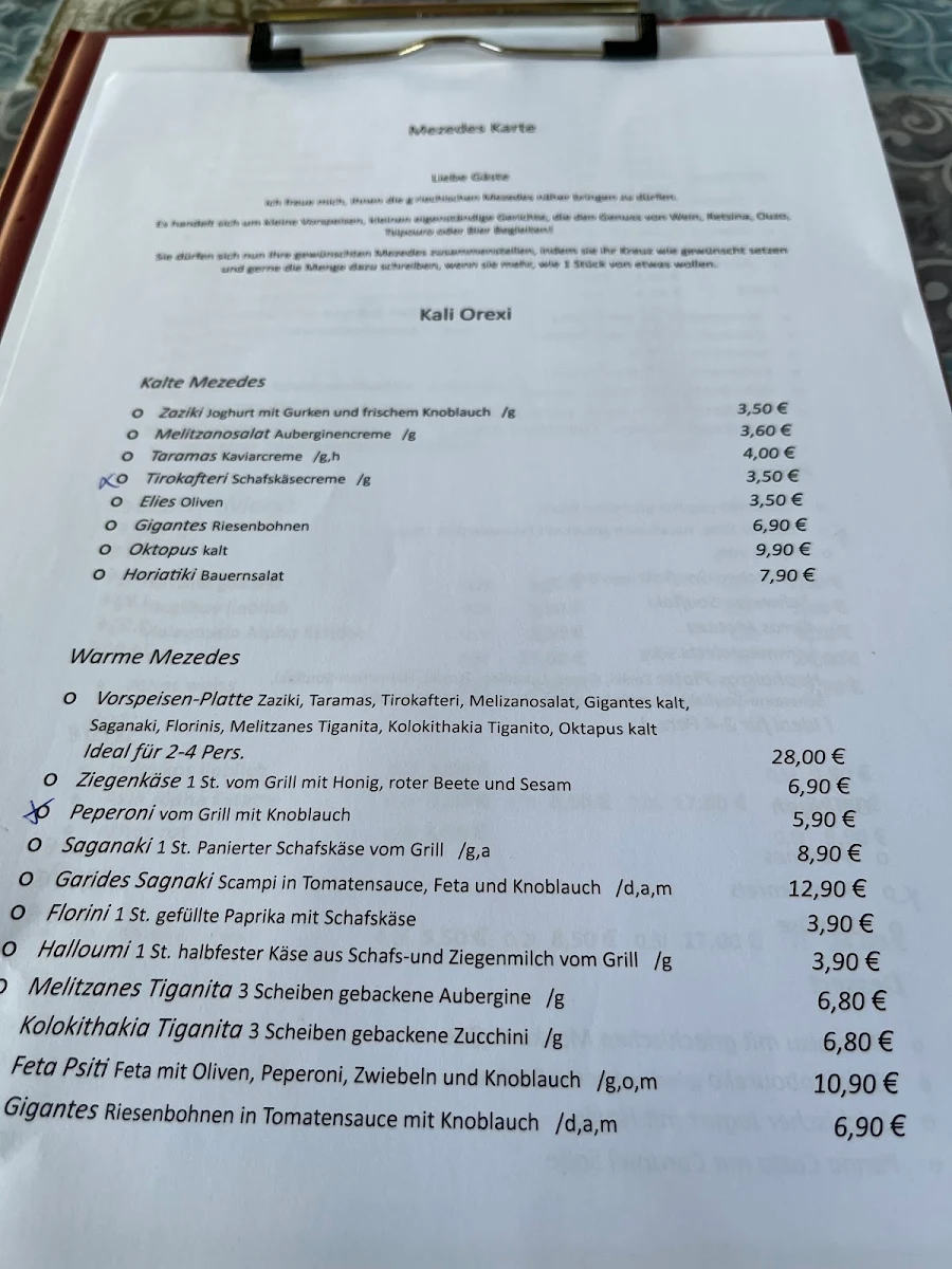 Speisekarte photo 3