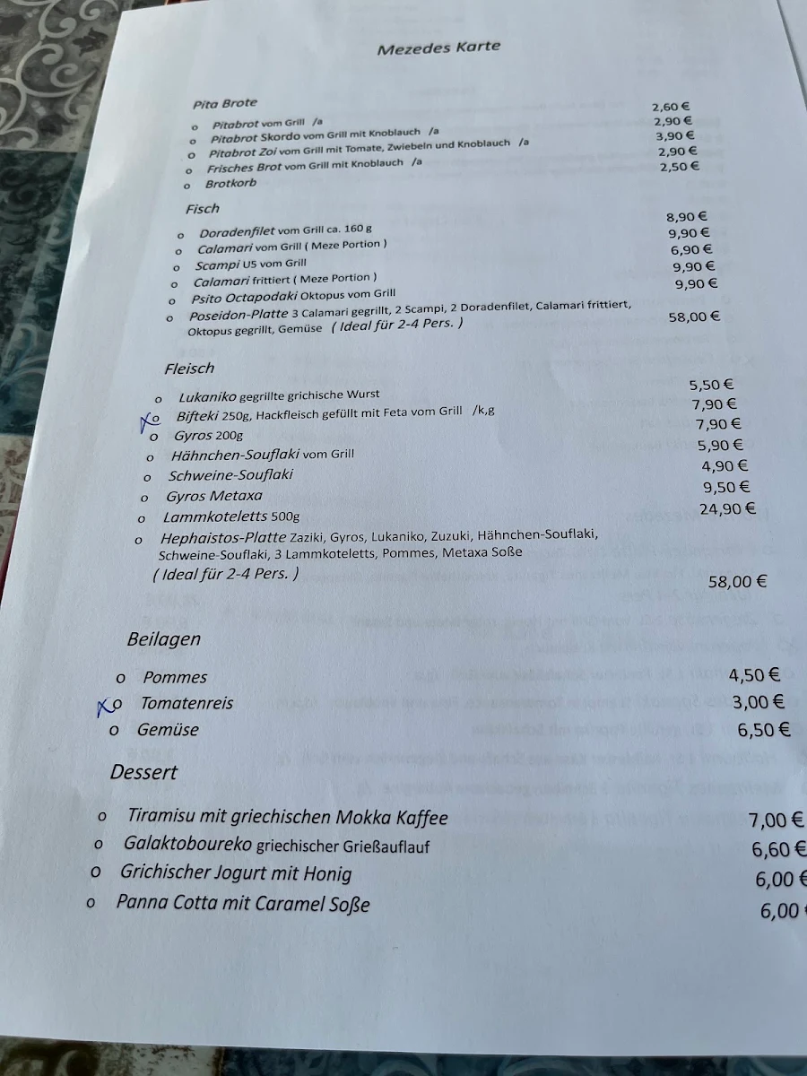 Speisekarte photo 4