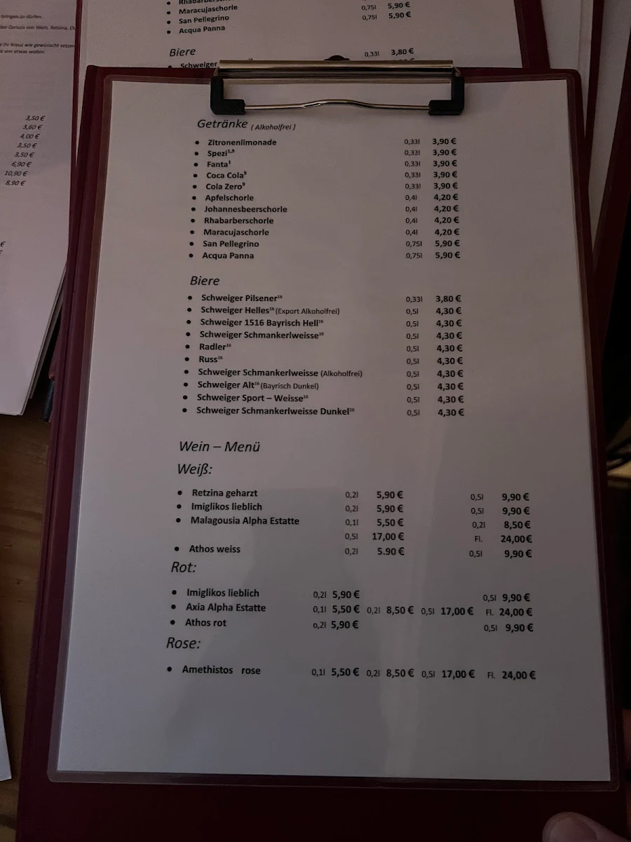 Speisekarte photo 6
