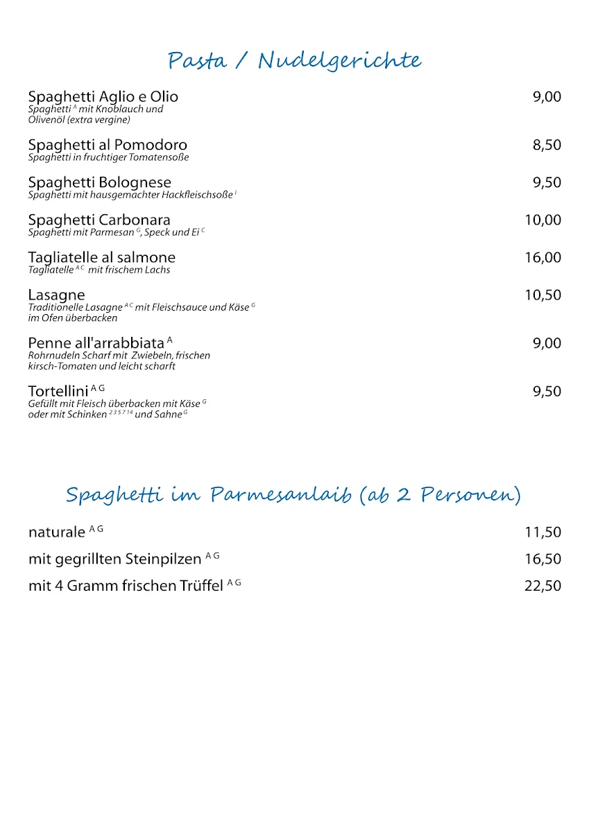 Speisekarte photo 1