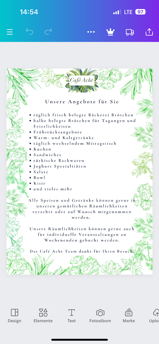 Speisekarte photo 4