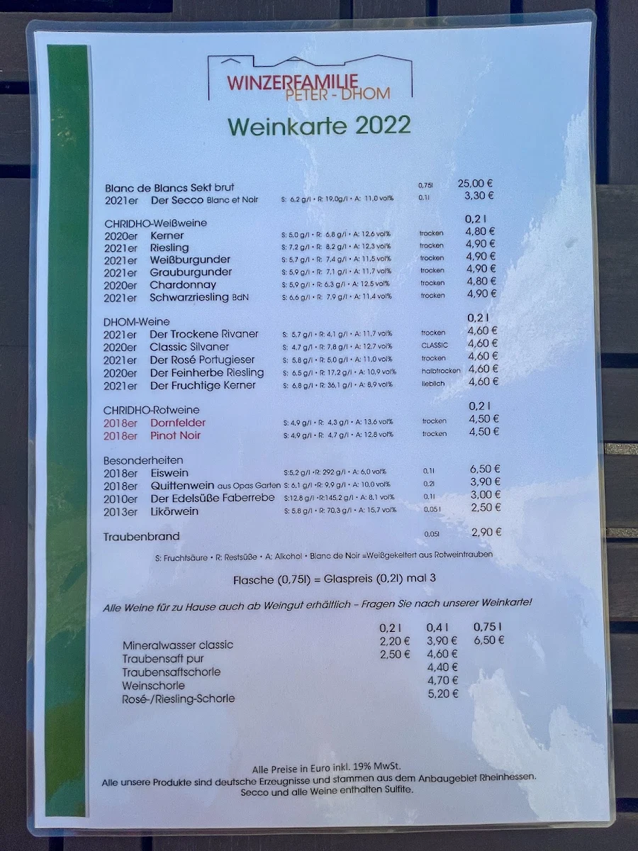 Speisekarte photo 6
