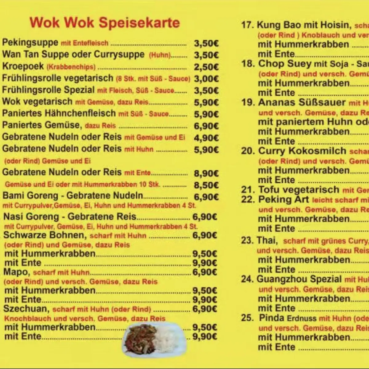 Speisekarte photo 3