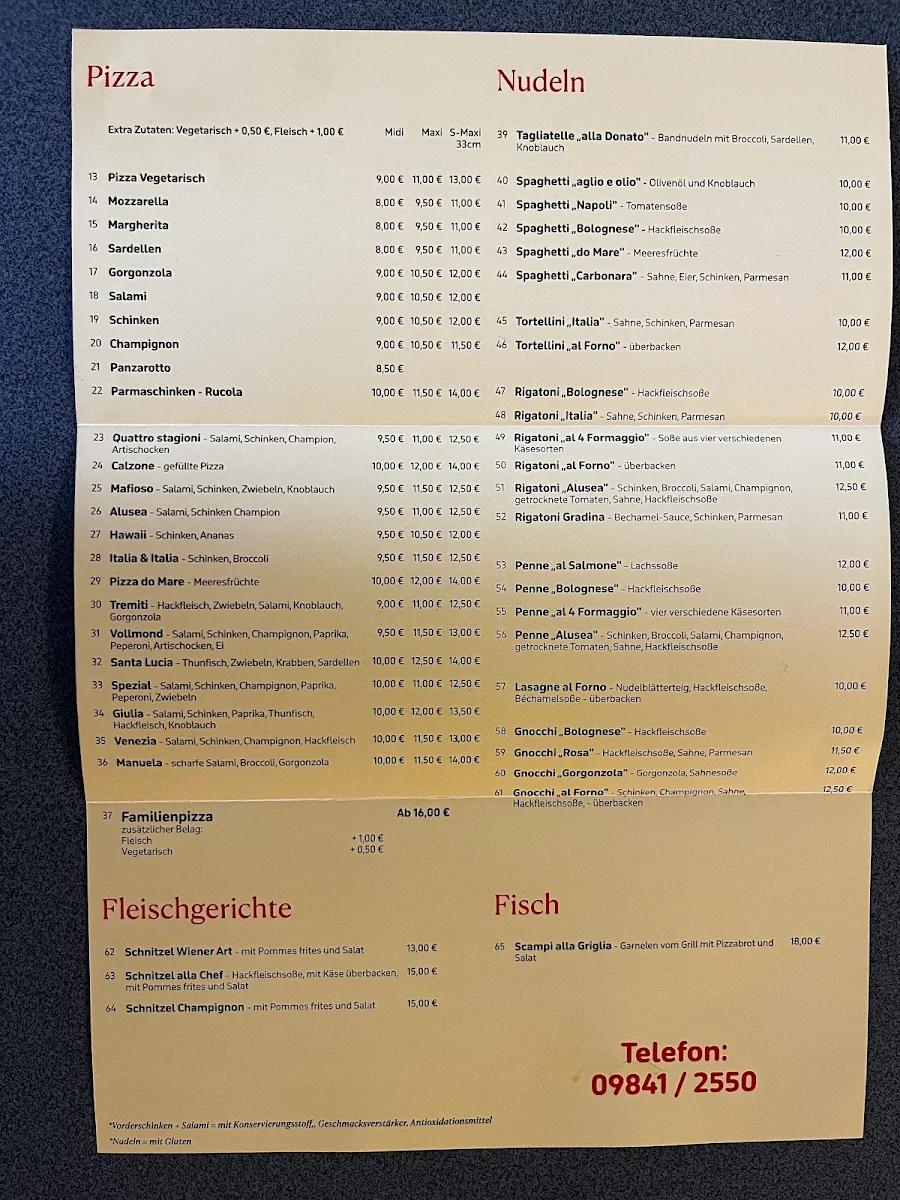 Speisekarte photo 1