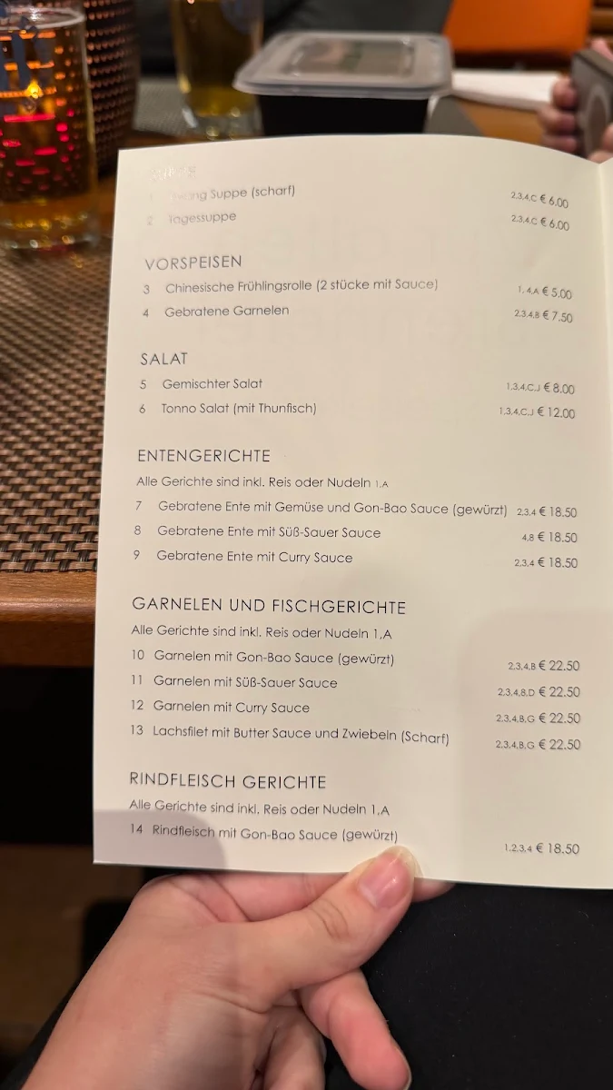Speisekarte photo 1