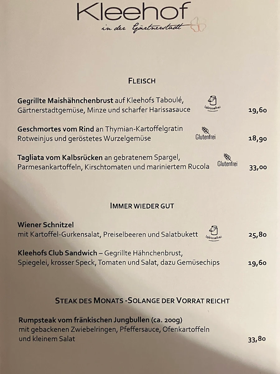 Speisekarte photo 1