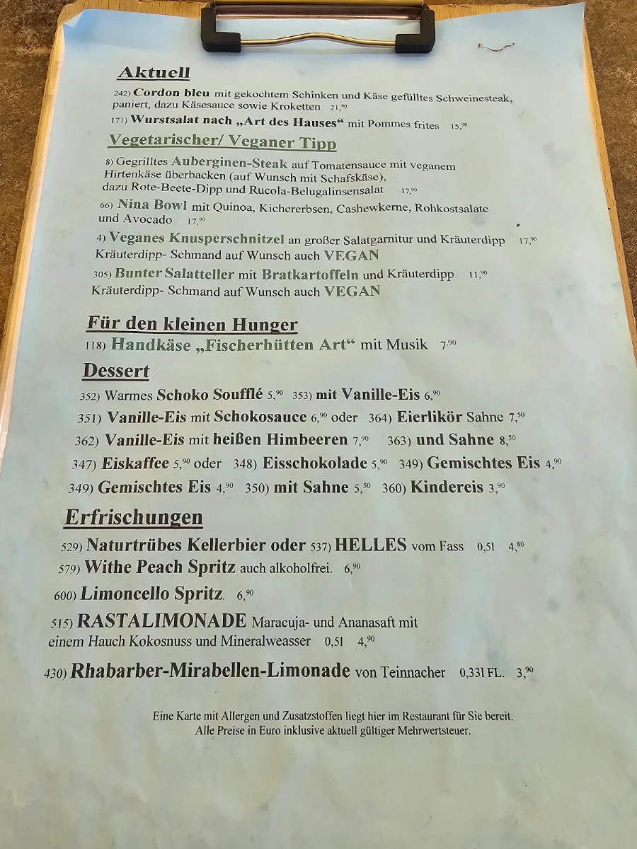 Speisekarte photo 1