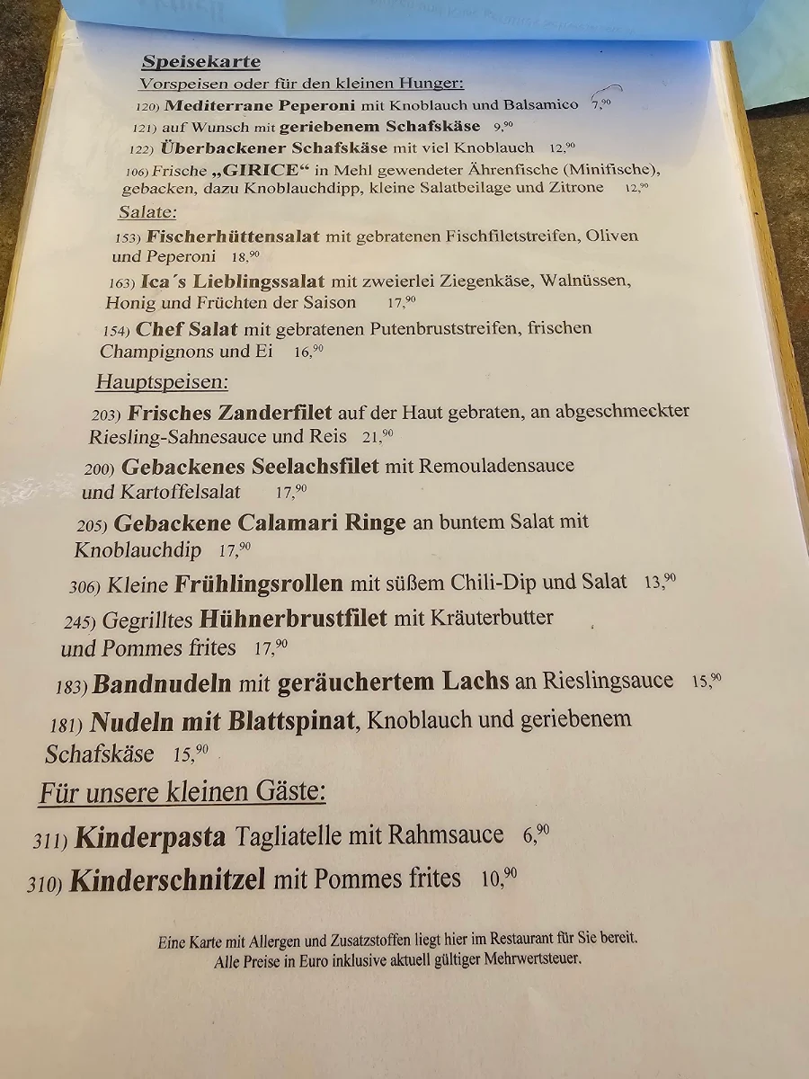 Speisekarte photo 3
