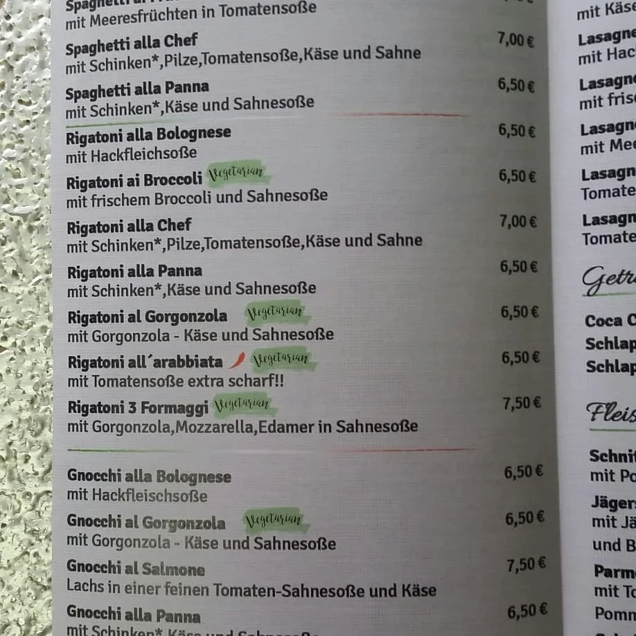 Speisekarte photo 3