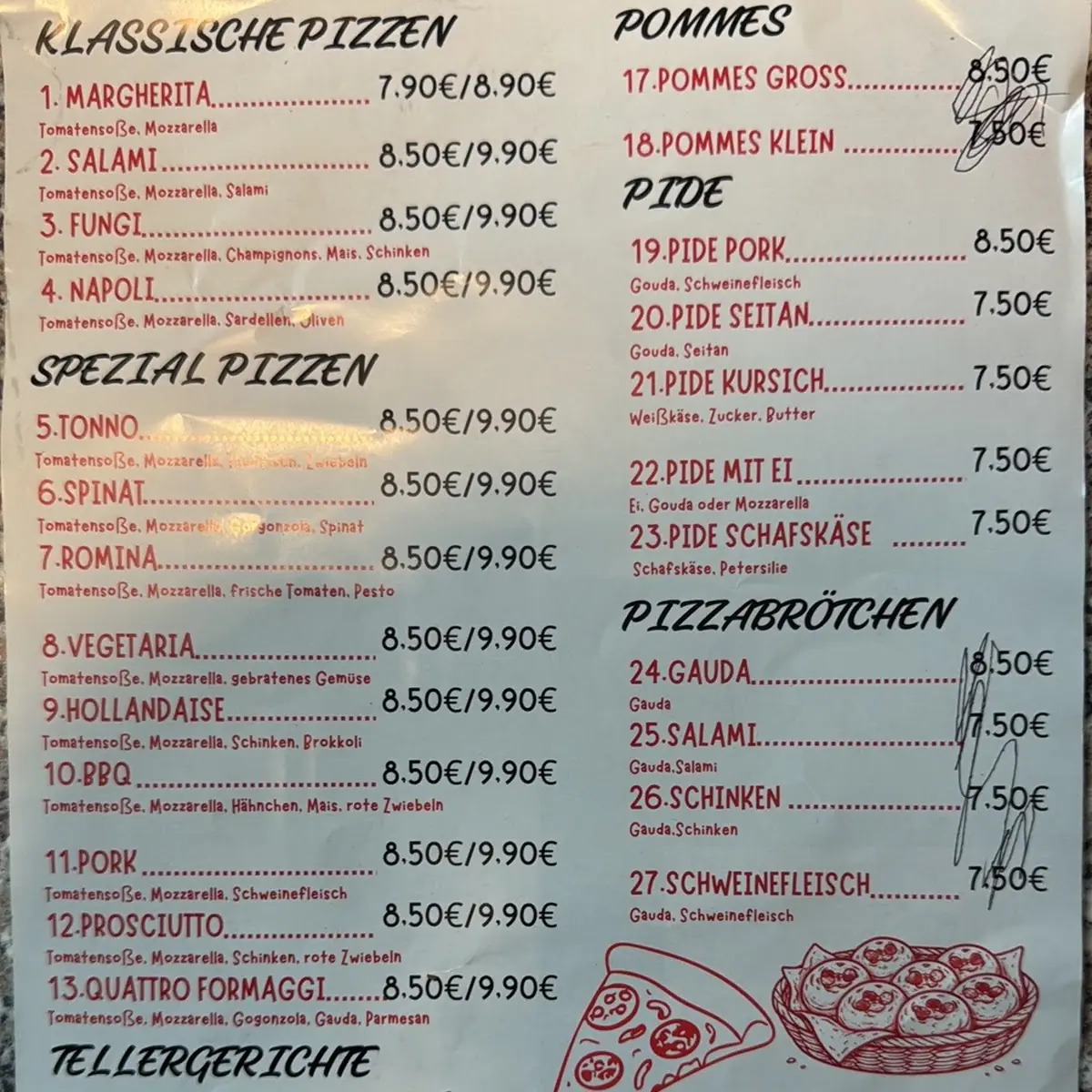 Speisekarte photo 1