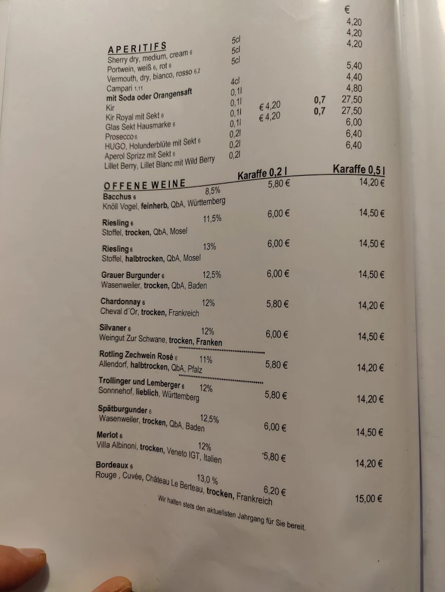 Speisekarte photo 3