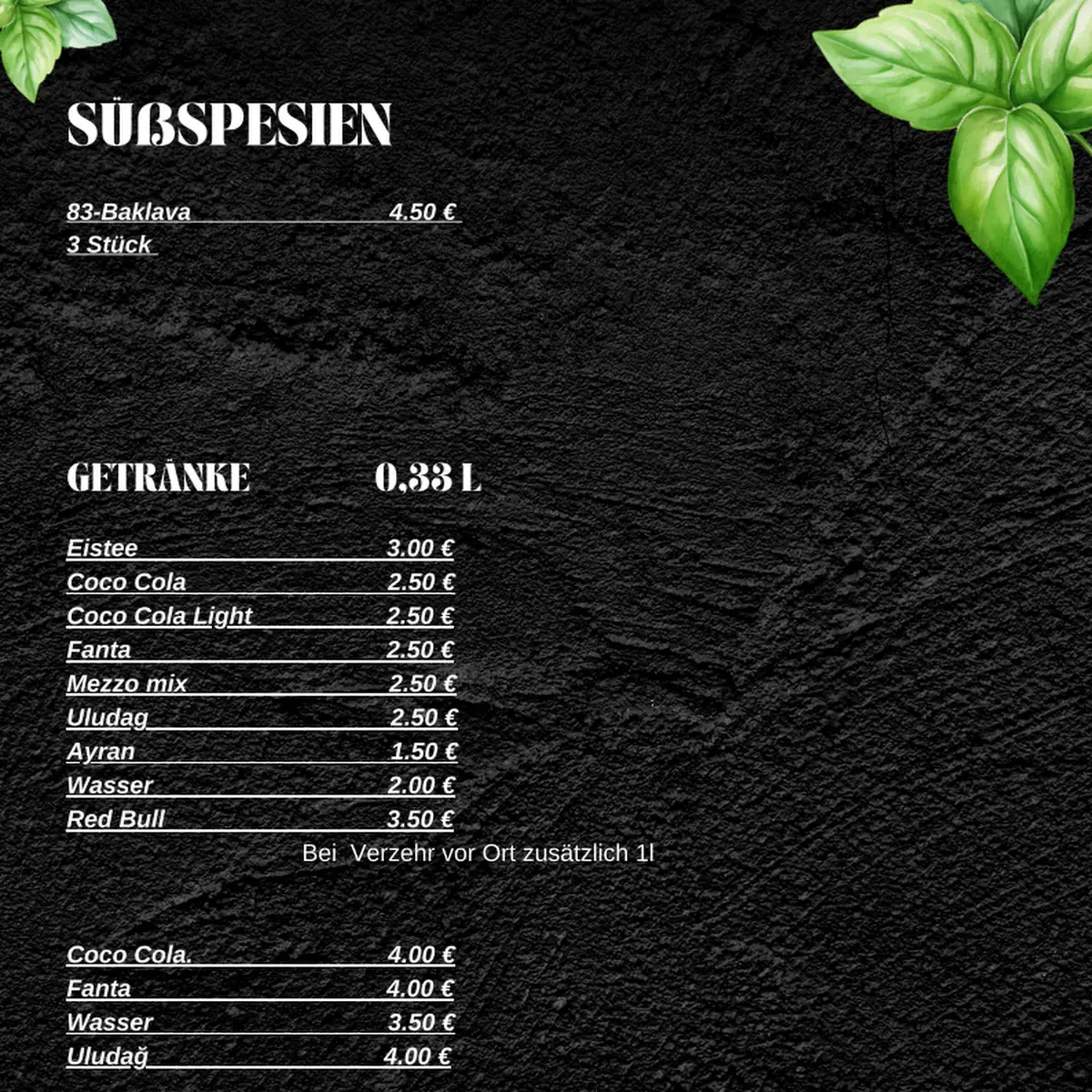 Speisekarte photo 8