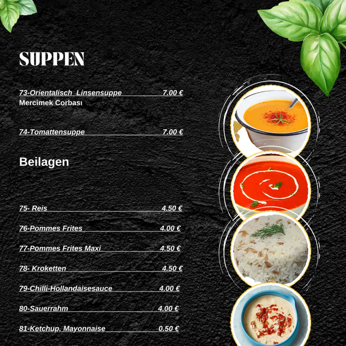 Speisekarte photo 9