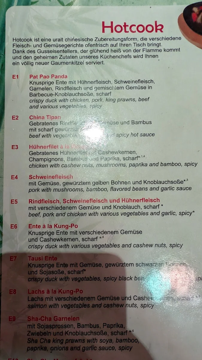 Speisekarte photo 2