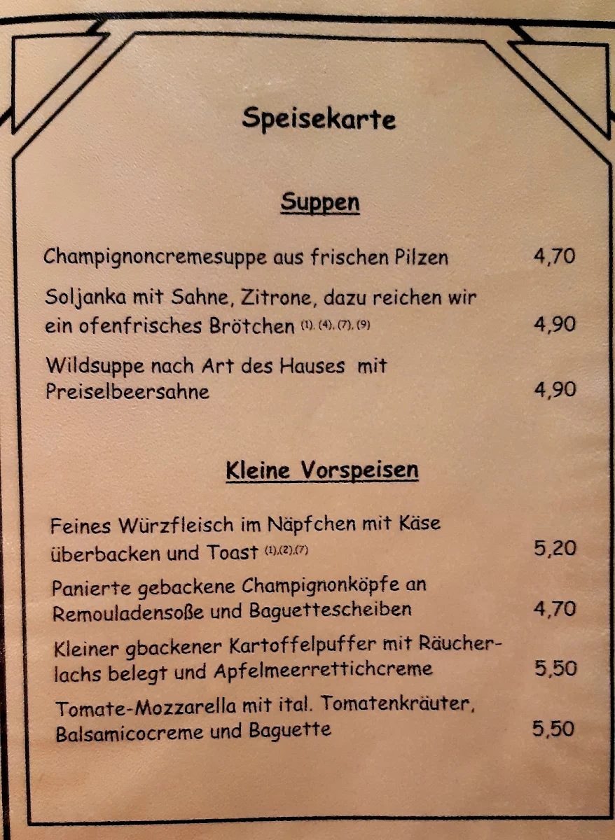 Speisekarte photo 2