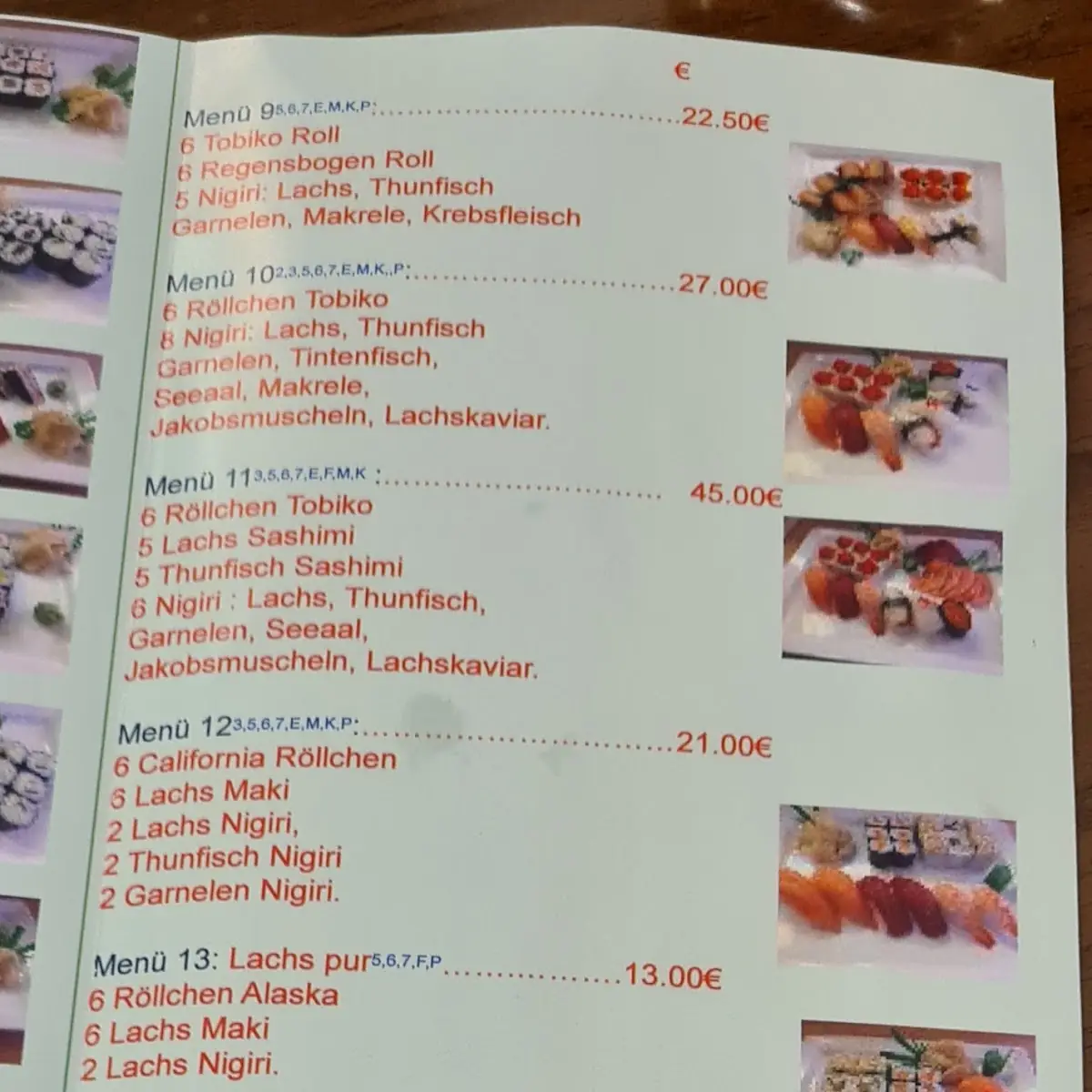 Speisekarte photo 1