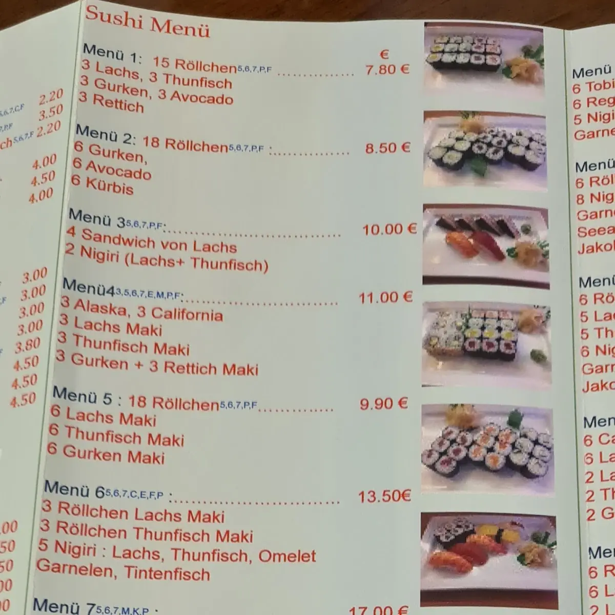 Speisekarte photo 5