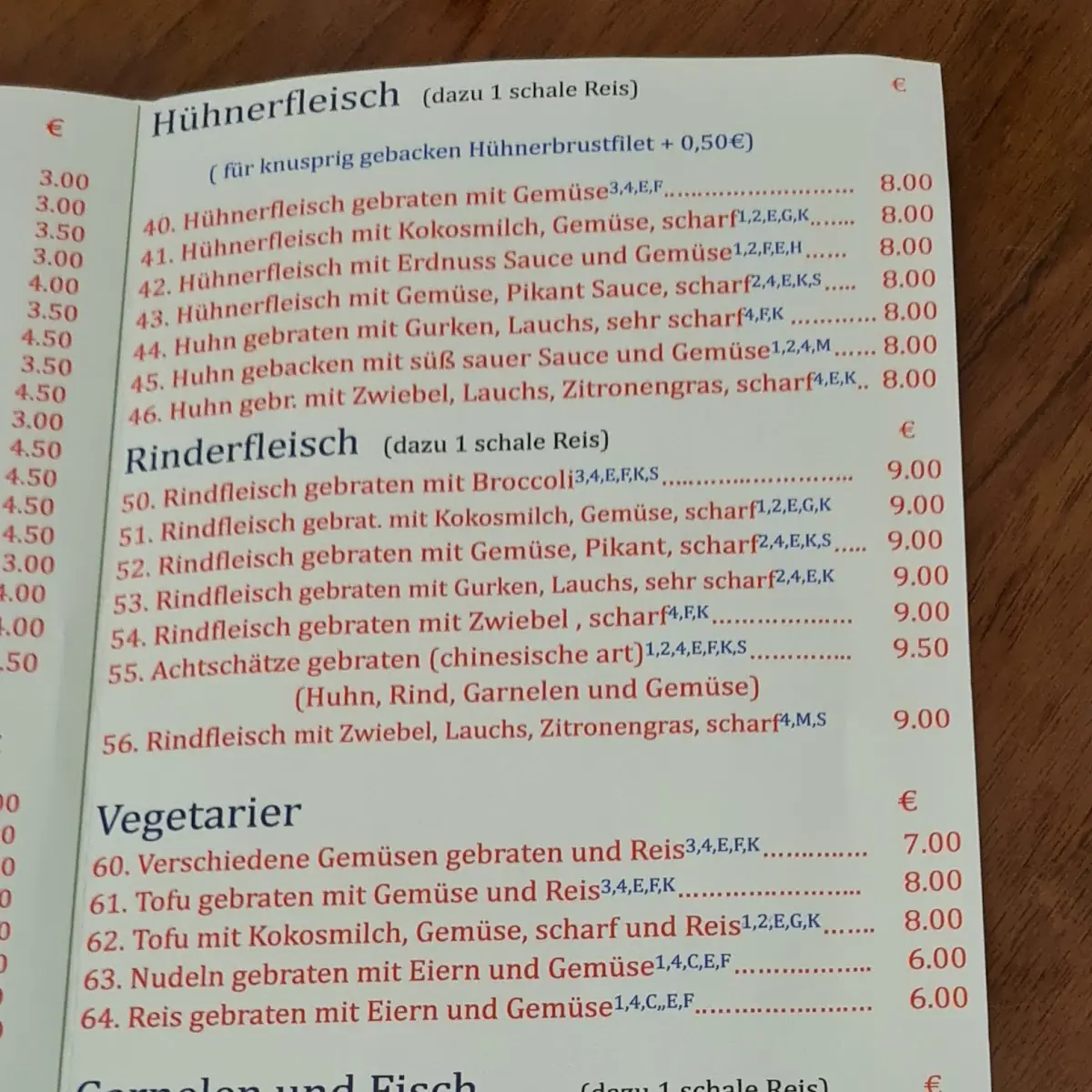 Speisekarte photo 6