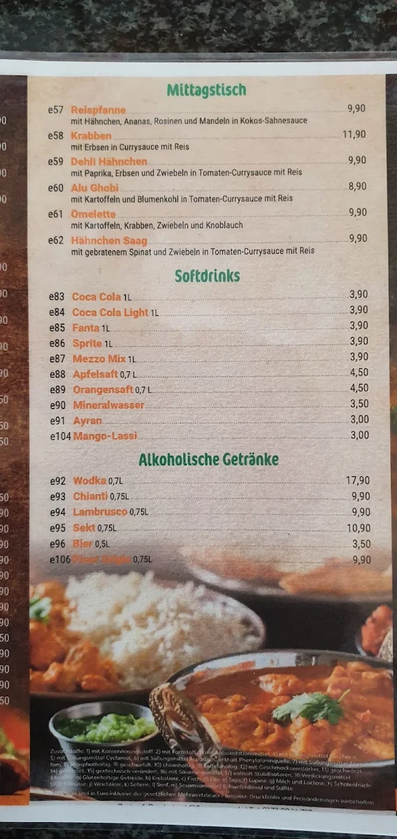 Speisekarte photo 4