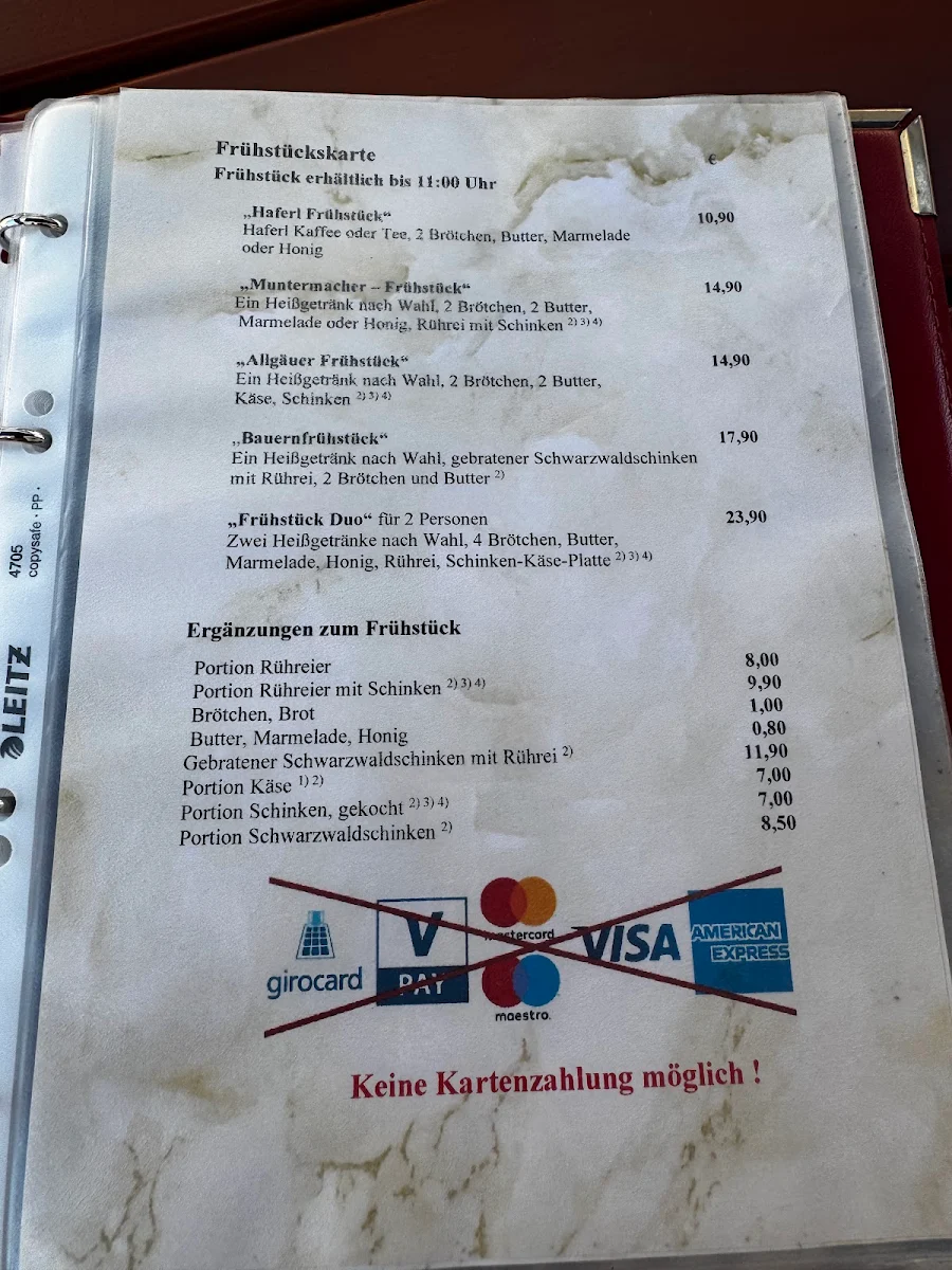 Speisekarte photo 1