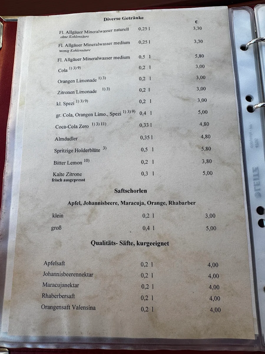 Speisekarte photo 3