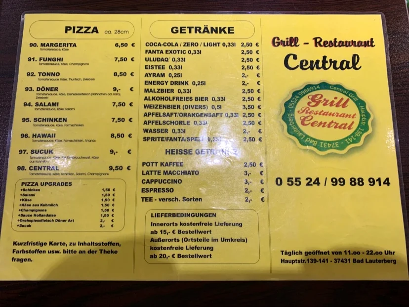 Speisekarte photo 6