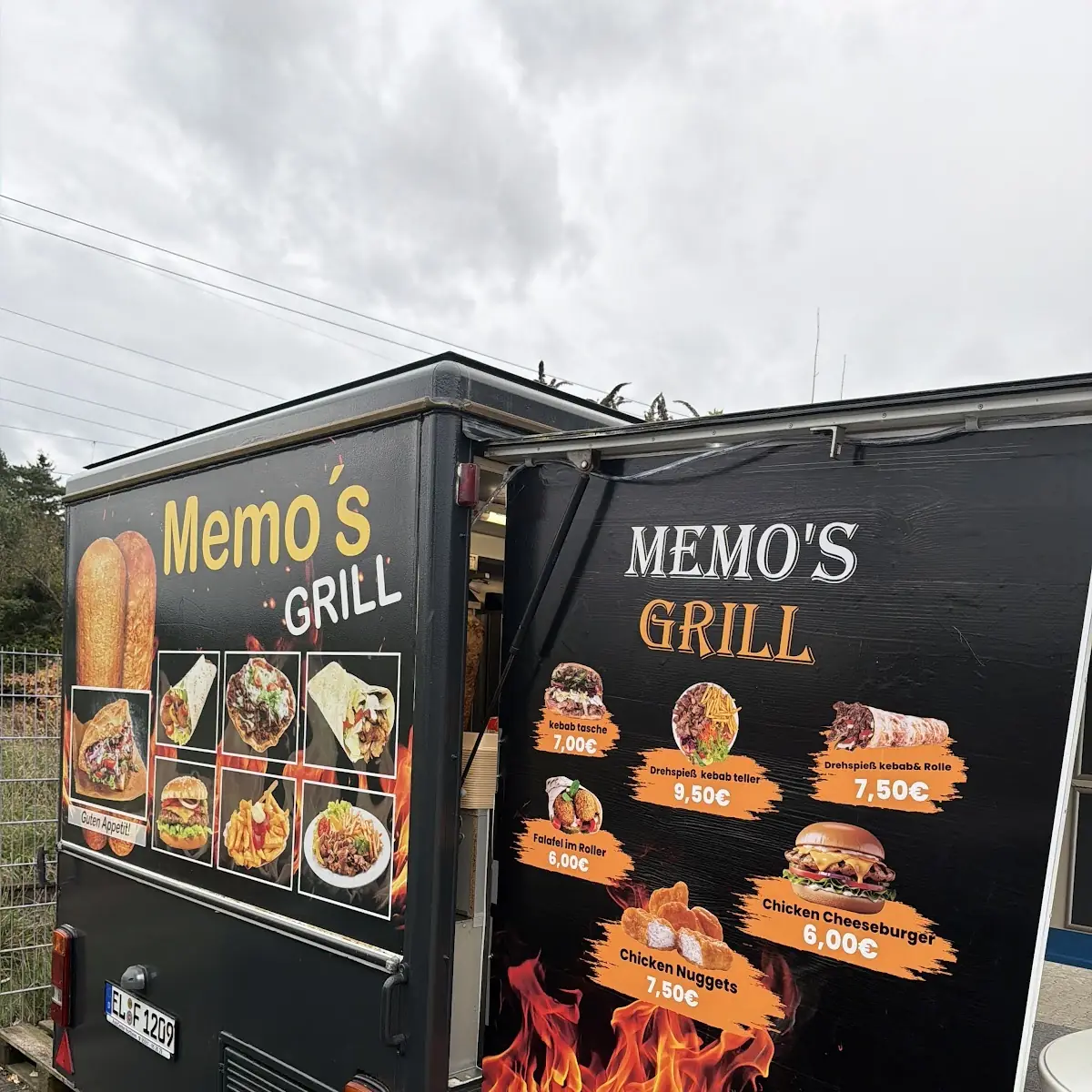 Speisekarte, Memo's Grill