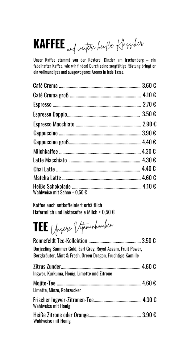 Speisekarte photo 3