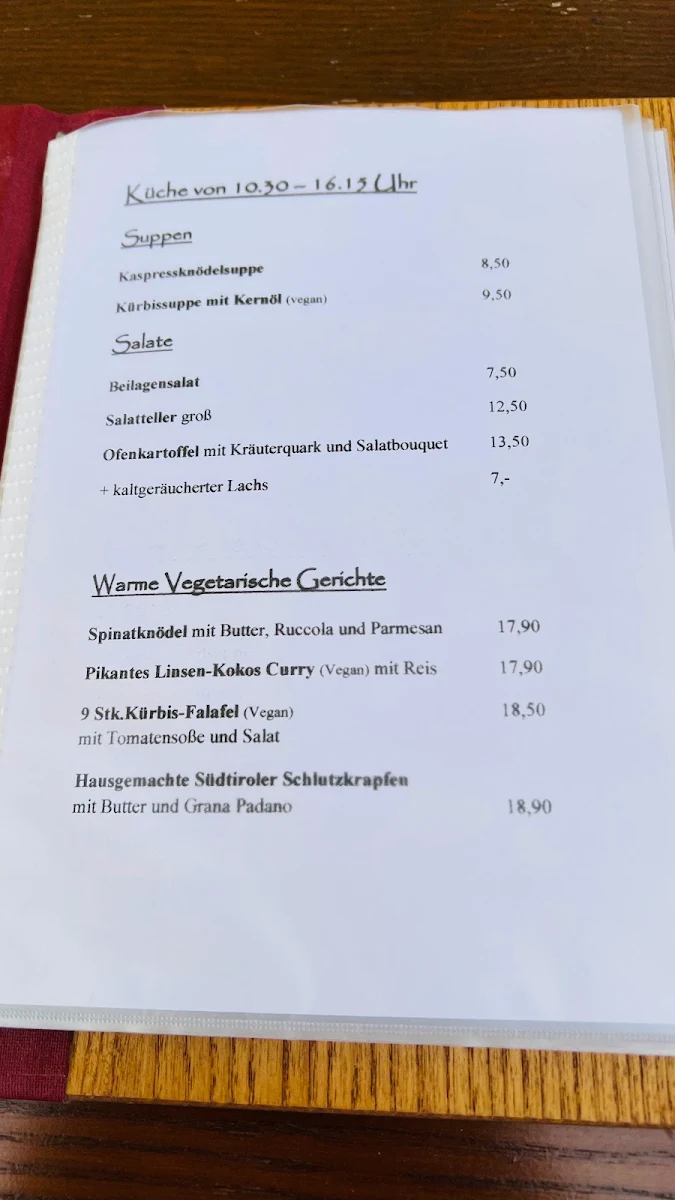 Speisekarte photo 3