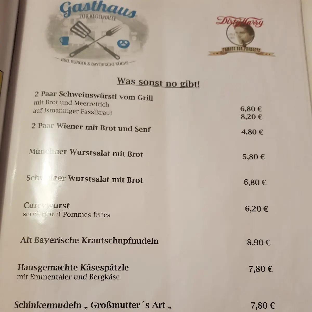 Speisekarte photo 2