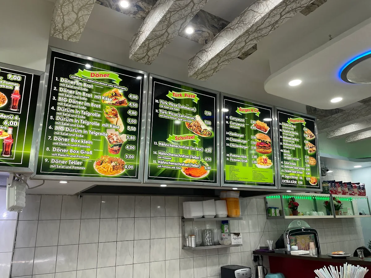 Speisekarte, ESEN DÖNER