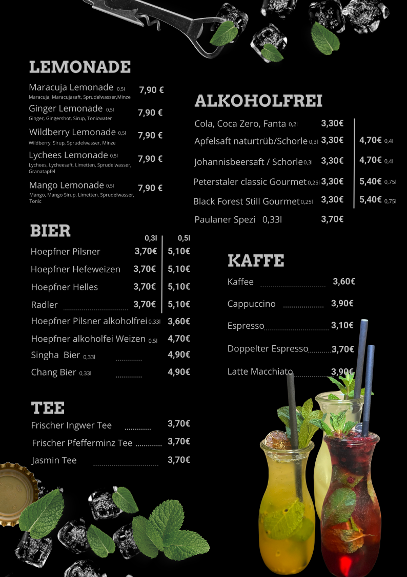 Speisekarte photo 1