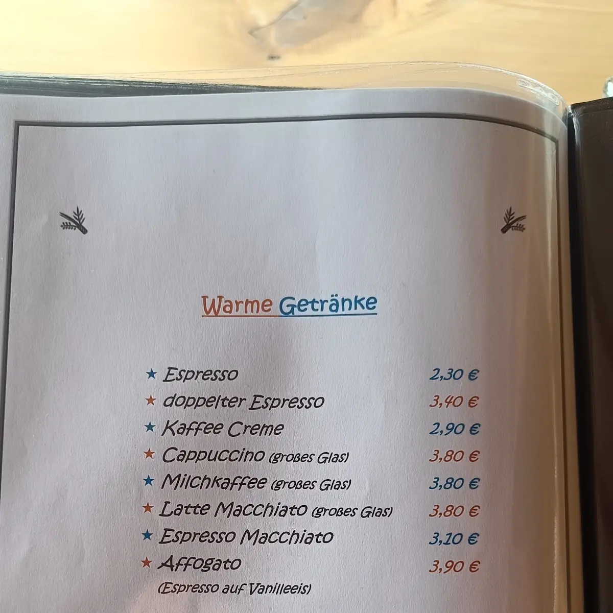 Speisekarte photo 2