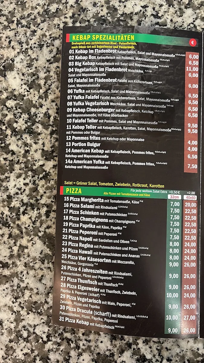 Speisekarte photo 2