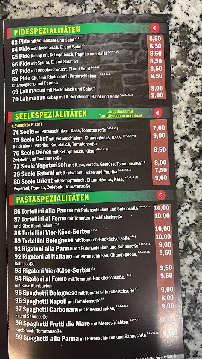 Speisekarte photo 3