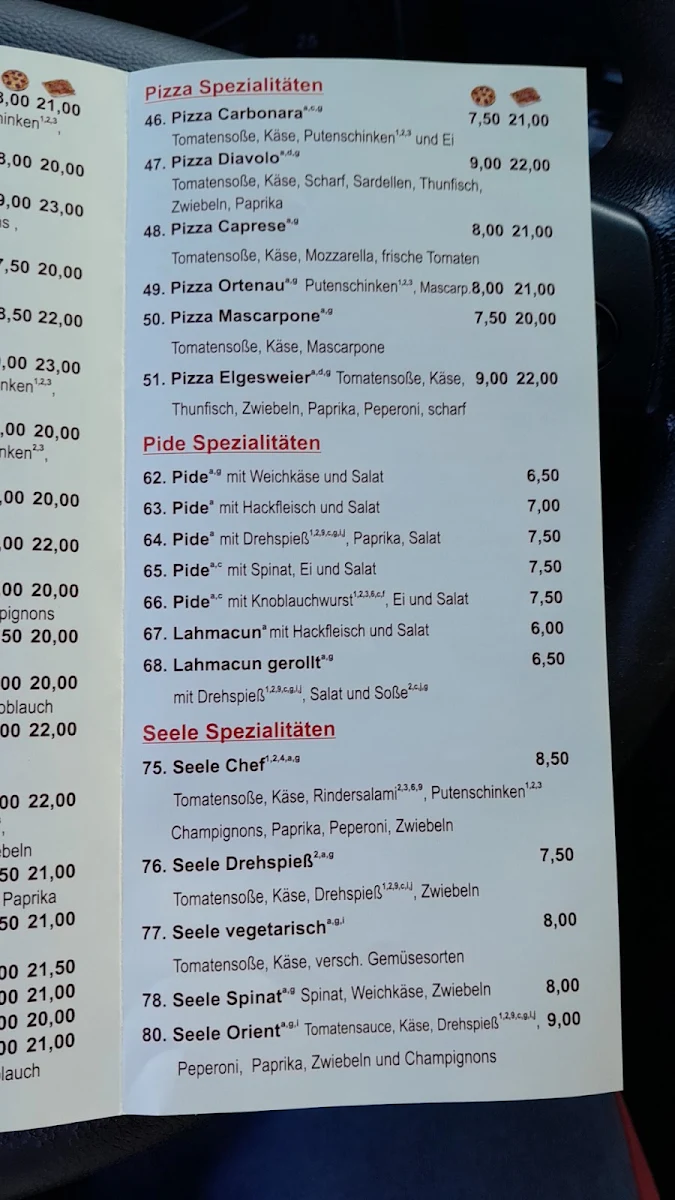 Speisekarte photo 9