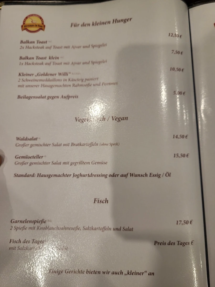 Speisekarte photo 4