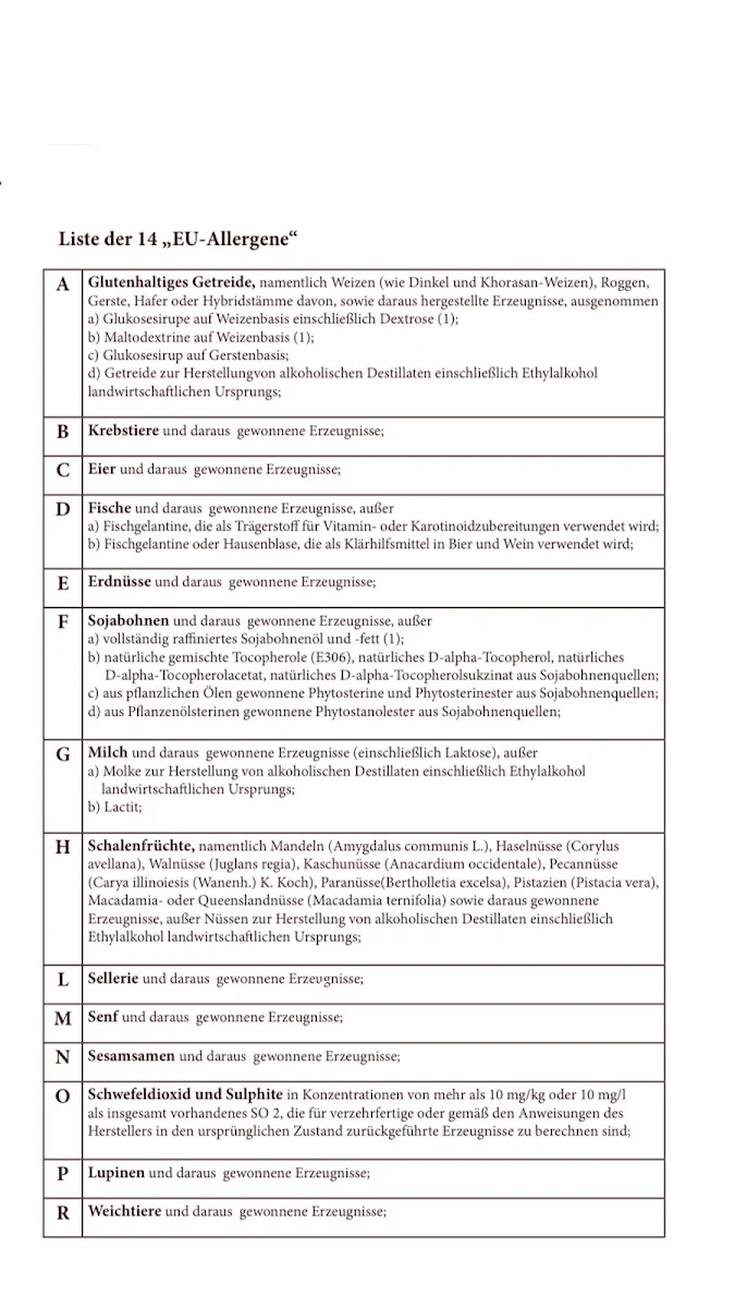 Speisekarte photo 6