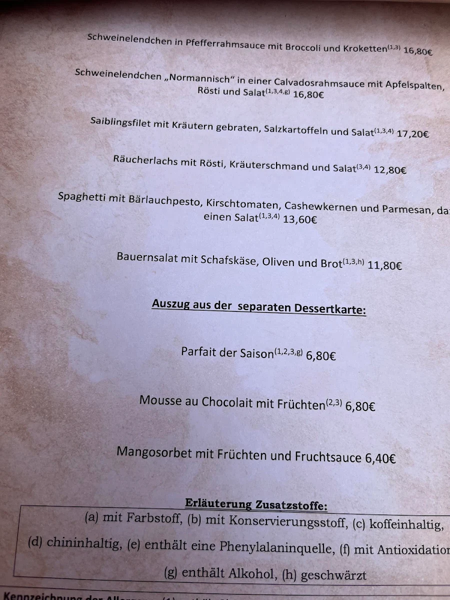 Speisekarte photo 6
