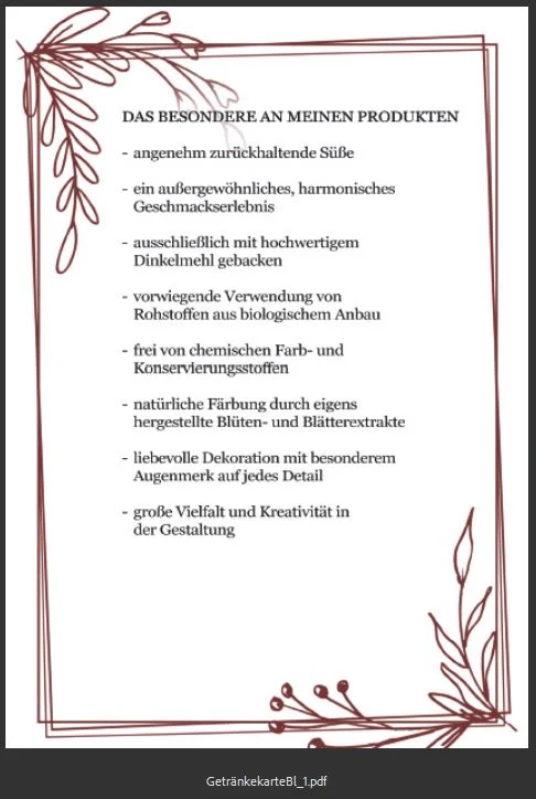Speisekarte photo 4